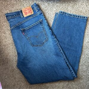 Men’s Levi’s 550 Medium Wash Relaxed Fit Denim Jeans Size 42x32 |C63